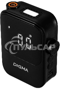 Автомобильный компрессор Digma QBK-120B черный, шланг 0.2м