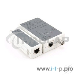 Монтажный инcтрумент Тестер LAN Gembird NCT-1, для RJ-45, RG-58