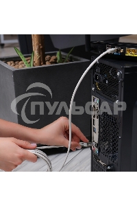 Пaтч-корд F/UTP Rexant, категория 5e, RJ45-RJ45, экранированный, 24AWG, LSZH, серый, 3м