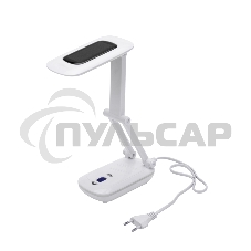 Светильник настольный Rexant Сиквел Про c солнечной панелью и с ночником, 220 В, LED, 5 Вт, 4000 К, бесступенчатое диммирование, заряжаемый, 2 ч автономной работы