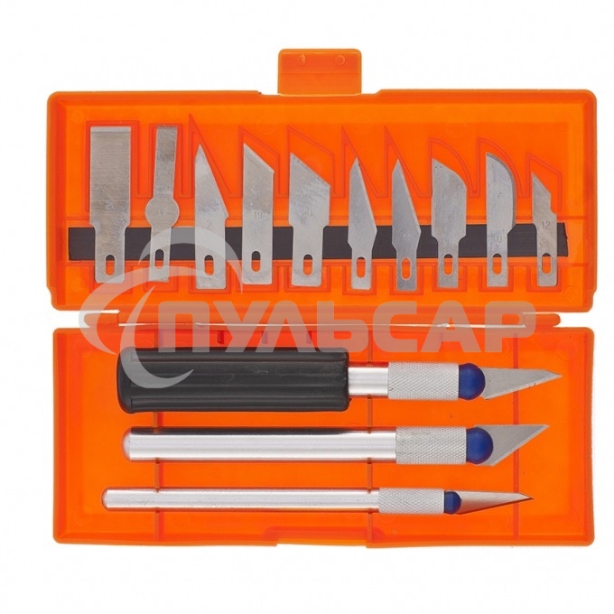 Набор резцов по дереву, пластмассовые рукоятки, 13 шт. Sparta