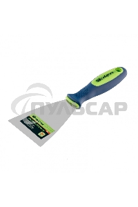 Шпательная лопатка из нержавеющей стали, 80 мм, 2-комп. ручка Сибртех 85524