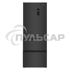 Холодильник Maunfeld MFF180NFSBE01 серый трехкамерный 224/113л морозилка снизу, No Frost Холодильник Maunfeld MFF180NFSBE01 серый трехкамерный 224/113л морозилка снизу, No Frost