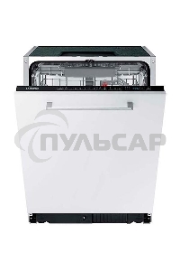 Встраиваемая посудомоечная машина Samsung DW60A6092BB/WT, черный, 59.8 см, 14 компл., 46 дБ, класс A
