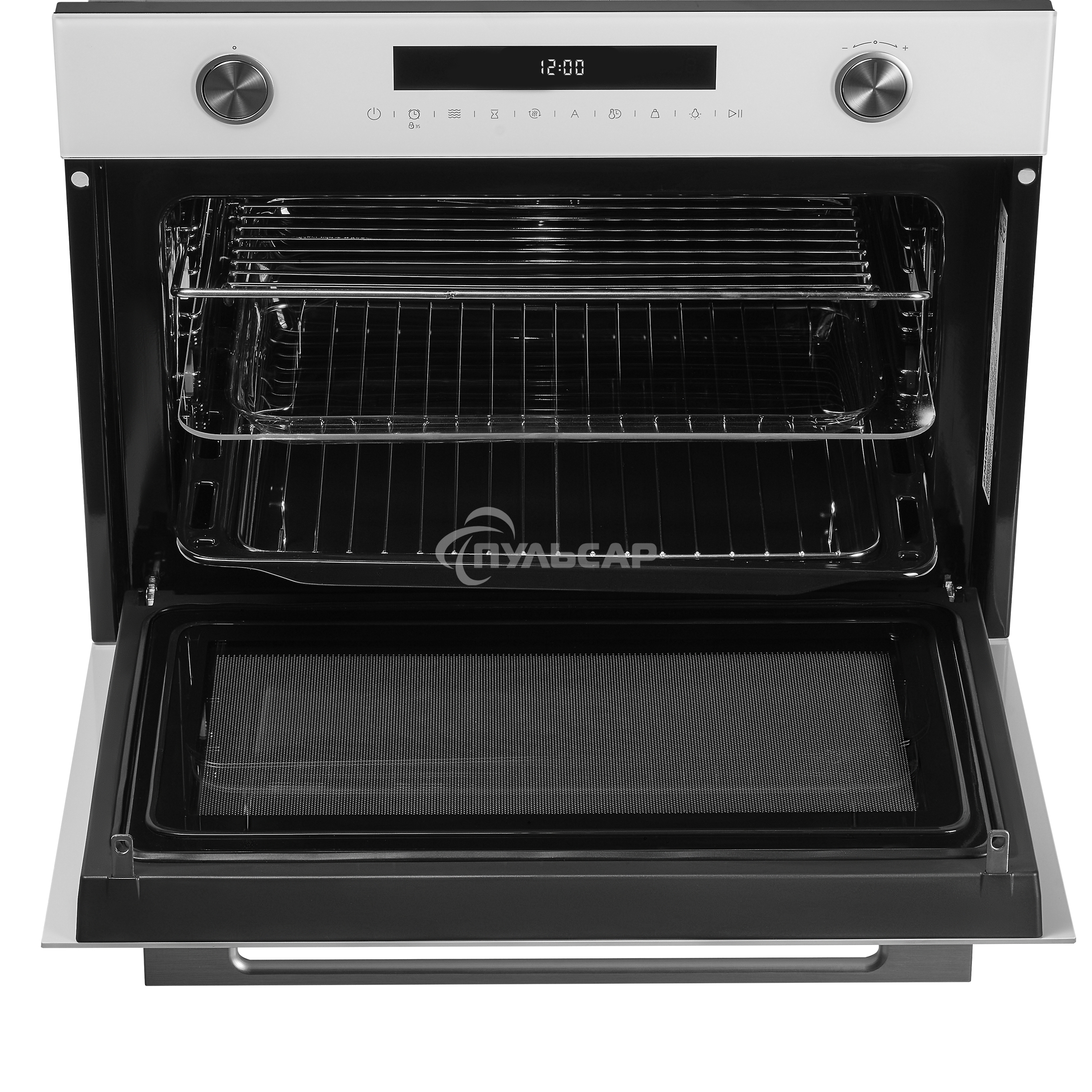 Компактный духовой шкаф с функцией СВЧ Maunfeld MCMO5015MFW