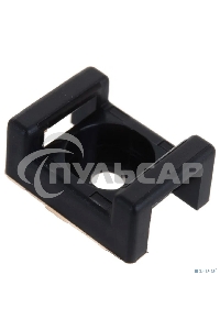 Площадка для крепления стяжки 16х22.2мм черный (уп.100шт) Rexant 07-2103