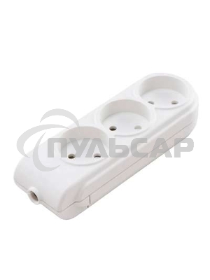 Колодка удлинителя 3-м без заземл. защ. шторки Makel N3010000
