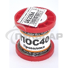 Припой ПОС-40 диаметр 0,8 мм 100 гр Припой ПОС-40 диаметр 0,8 мм 100 гр
