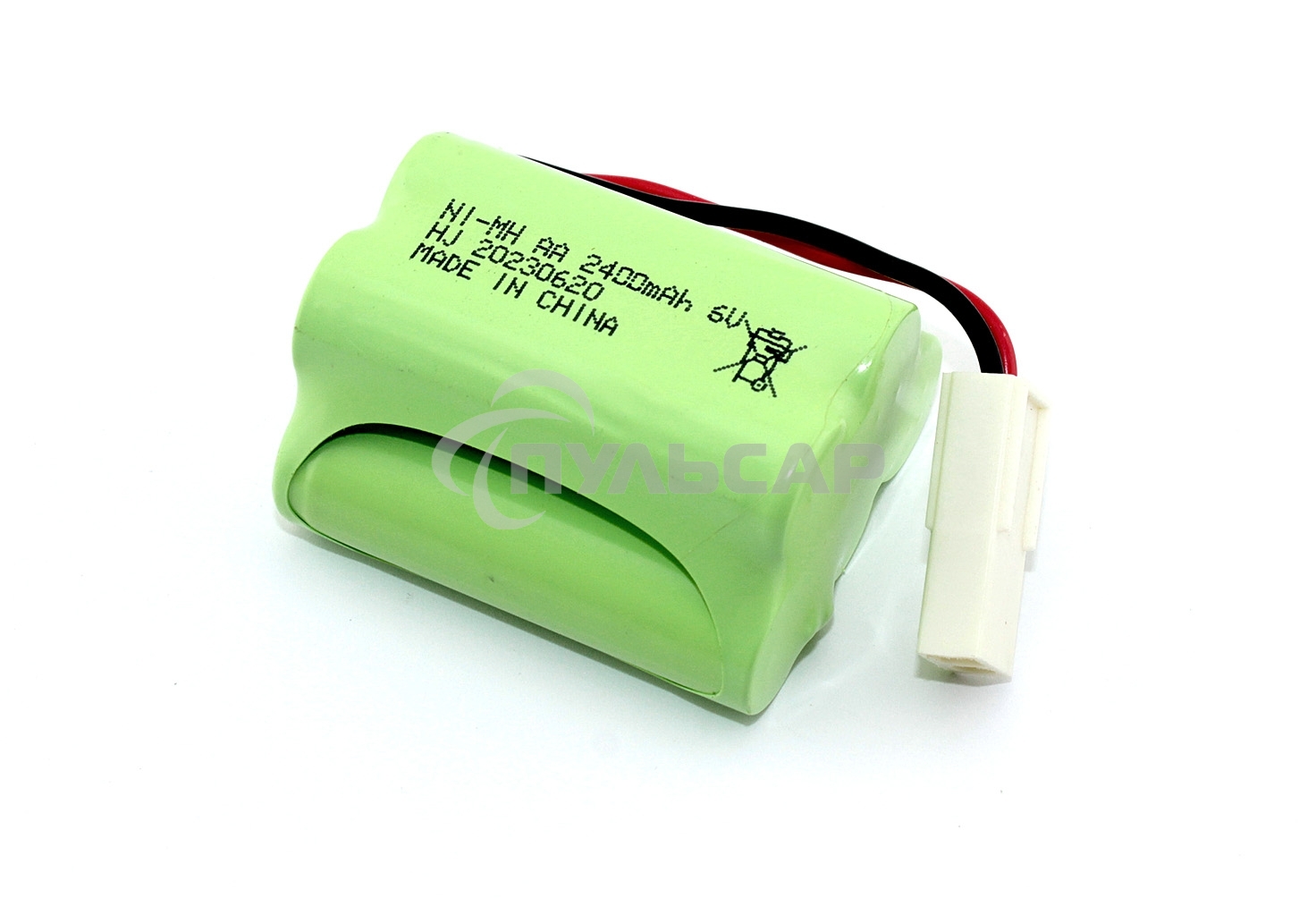 Аккумулятор Ni-Mh 6V 2400 mAh AA Row разъем EL-2P (2+3)