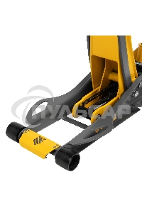 Домкрат гидравлический подкатной Denzel 3 т, 75-500 мм, быстрый подъем, низкий подхват, проф. 51250