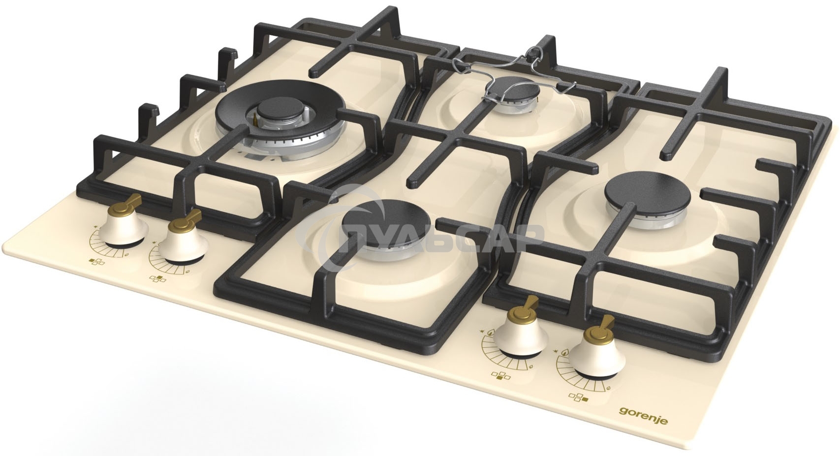 Газовая варочная панель Gorenje GW6D42CLI Слоновая кость