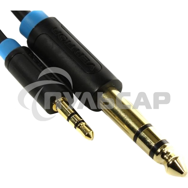 Кабель Vention аудио Jack 6,5 мм M/ 3,5 M - 1,5 м BABBG