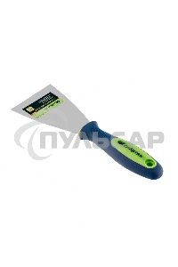 Шпательная лопатка из нержавеющей стали, 80 мм, 2-комп. ручка Сибртех 85524