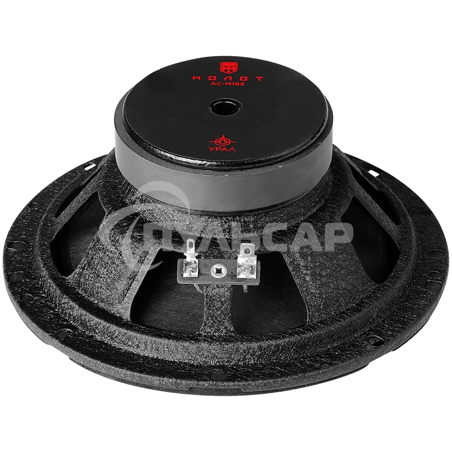 Колонки автомобильные Ural Молот АС-М165 (без решетки) 180Вт 94дБ 4Ом 16.5см (6 1/2дюйм) (ком.:2кол.) широкополосные однополосные