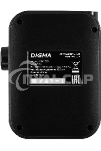 Автомобильный компрессор Digma QBK-120B черный, шланг 0.2м