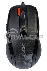 Мышь проводная A4Tech F5 черный, 3000 dpi, USB, кнопки - 7
