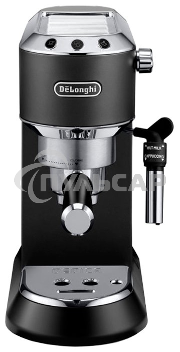 Кофеваркa рожковая DeLonghi EC 685 BK черный, исп. кофе - молотый/чалды, 1.1 л, 1350 Вт, 15 бар