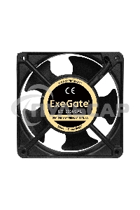 Вентилятор для корпуса ExeGate EX12038SAL черный, 120 мм, 2600 об/мин, 41 дБ