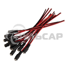 Разъем питания гнездо 2.5х5.5 мм с проводом 20 см Rexant