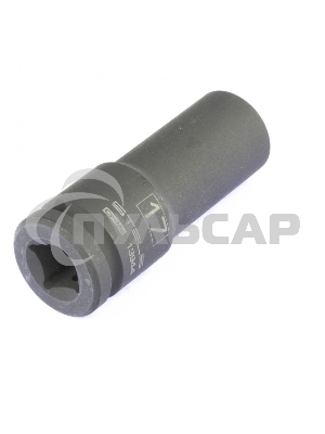 Головка ударная удлиненная шестигранная, 17 мм, 1/2