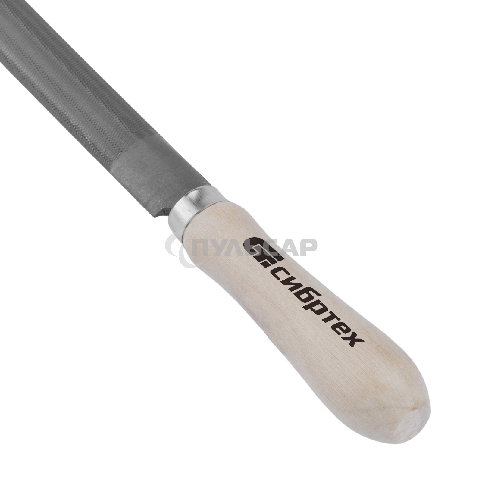 Напильник СИБРТЕХ,200 мм,полукруглый,деревянная ручка16326