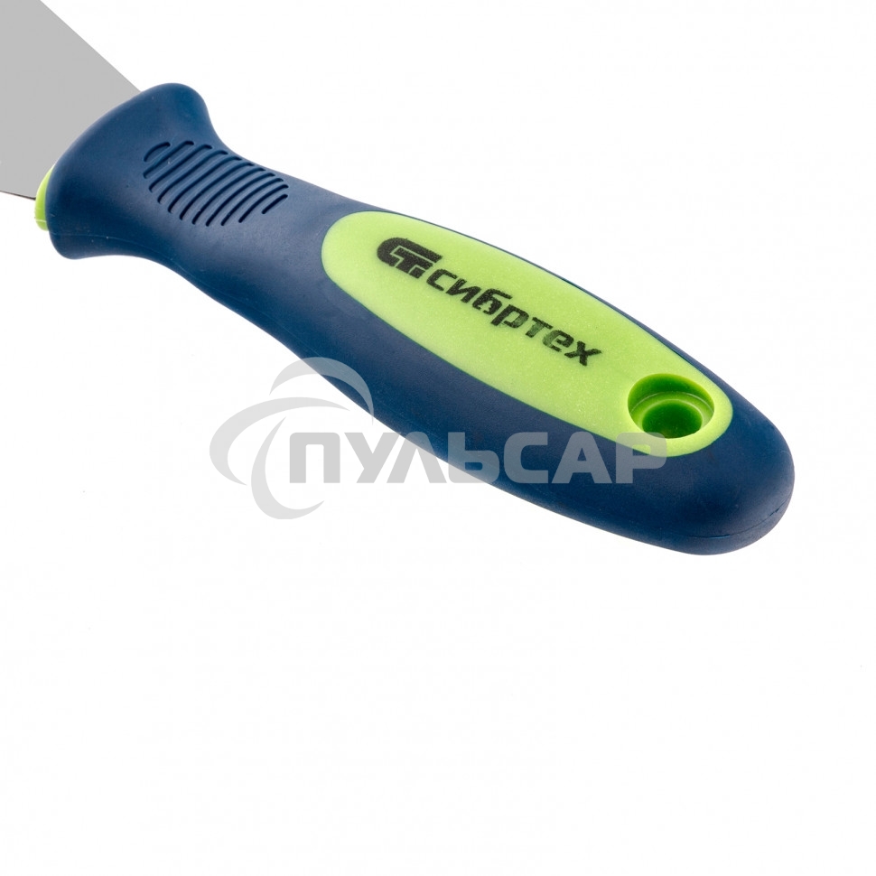 Шпательная лопатка из нержавеющей стали, 80 мм, 2-комп. ручка Сибртех 85524