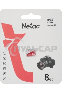 Флеш карта Netac P500 ECO MicroSDHC 8Gb C10 NT02P500ECO-008G-S