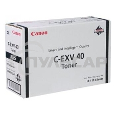 Картридж лазерный Canon C-EXV40 TONER BK EURC-EXV40 3480B006 черный (6000стр.) для Canon iR1133/1133A/1133iF