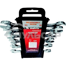 Набор рожковых ключей Matrix (6-22 мм) 8 шт.
