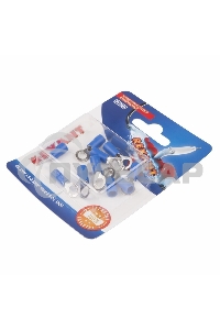 Наконечник кольцевой Rexant изолированный, ø5.3мм, 1.5-2.5мм², НКи 2.5-5 / НКи2-5 / RVS2-5, синий, в упак. 10 шт.