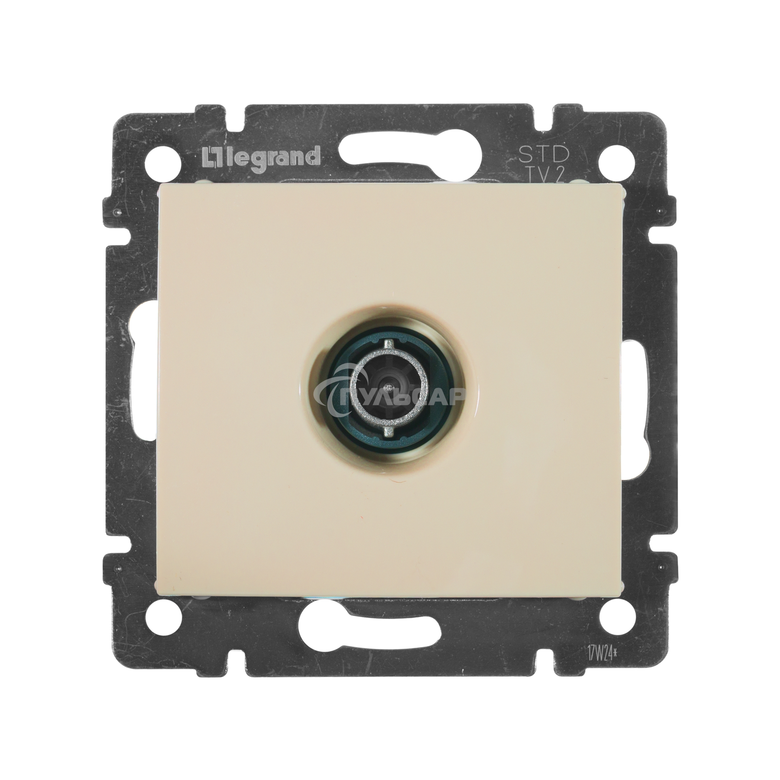 Телевизионная розетка Legrand Valena 774330, оконечная, крем, 10 дБ