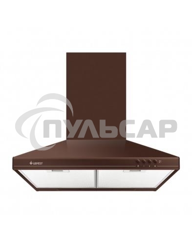 Вытяжка каминная Gefest ВО 10 К47 коричневый, 60 см, 300 куб. м/ч, 75 дБ