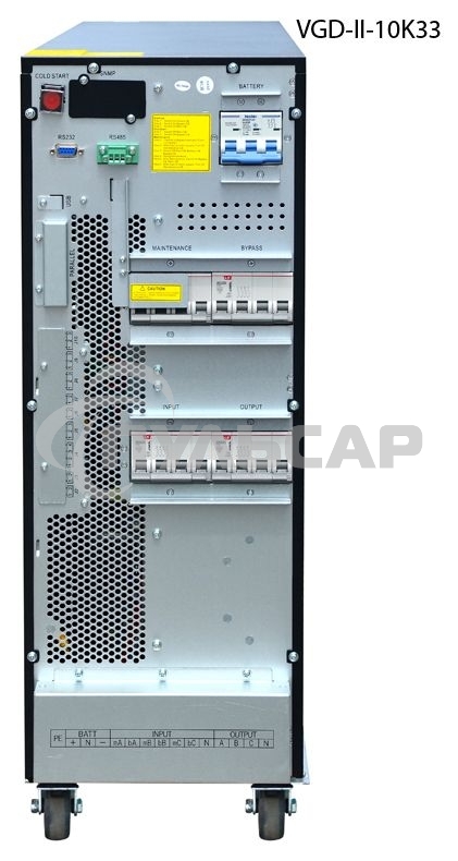 Источник бесперебойного питания Powercom VGD-II-10K33 10000Вт 10000ВА черный