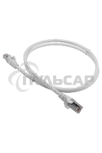 Патч-корд LANMASTER LSZH FTP кат.5e, 1.0 м, белый