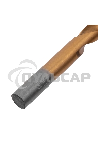 Сверло по металлу Matrix, 9 мм, HSS, нитридтитановое покрытие, цилиндрический хвостовик