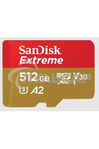 Флеш карта microSD 512Gb SanDisk microSDXC Class 10 UHS-I A2 C10 V30 U3 Extreme 190MB/s