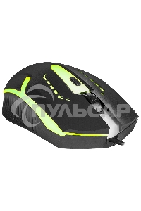 Мышь проводная Defender Hit MB-601 черный, 1200 dpi, USB, кнопки - 4