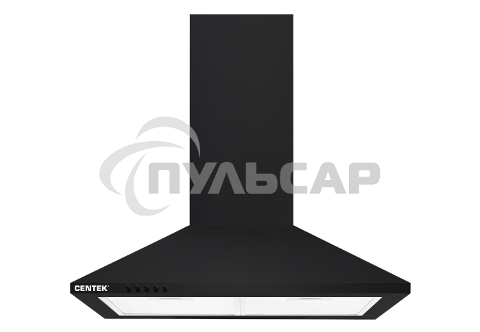 Вытяжка каминная Centek СТ-1820-60 черный, 60 см, 800 куб. м/ч, 55 дБ