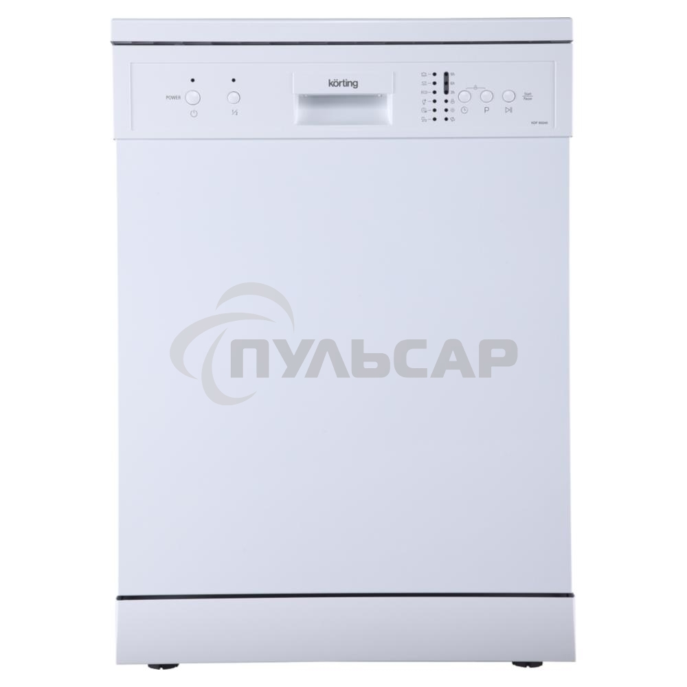 Посудомоечная машина Korting KDF 60240 / Отдельност., 60 см, А++/A/A, электронное управление, 6 программ: нормальная, ЭКО, стекло, интенсив, 90 мин, быстрая; 14 компл., LED индикаторы, активная сушка, таймер отложенного старта 3/6/9 часов, половинная загр