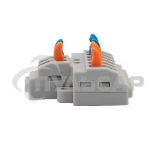 Клемма соединительная многоразовая быстрозажимная разветвительная, с монтажной площадкой (2х3) (50 шт./уп.) Rexant