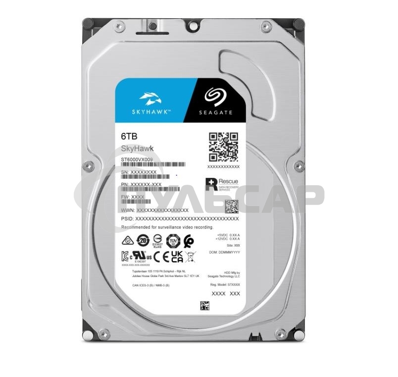 Жесткий диск Seagate SATA 6Tb 5400RPM 6Gb/S 256MB ST6000VX009