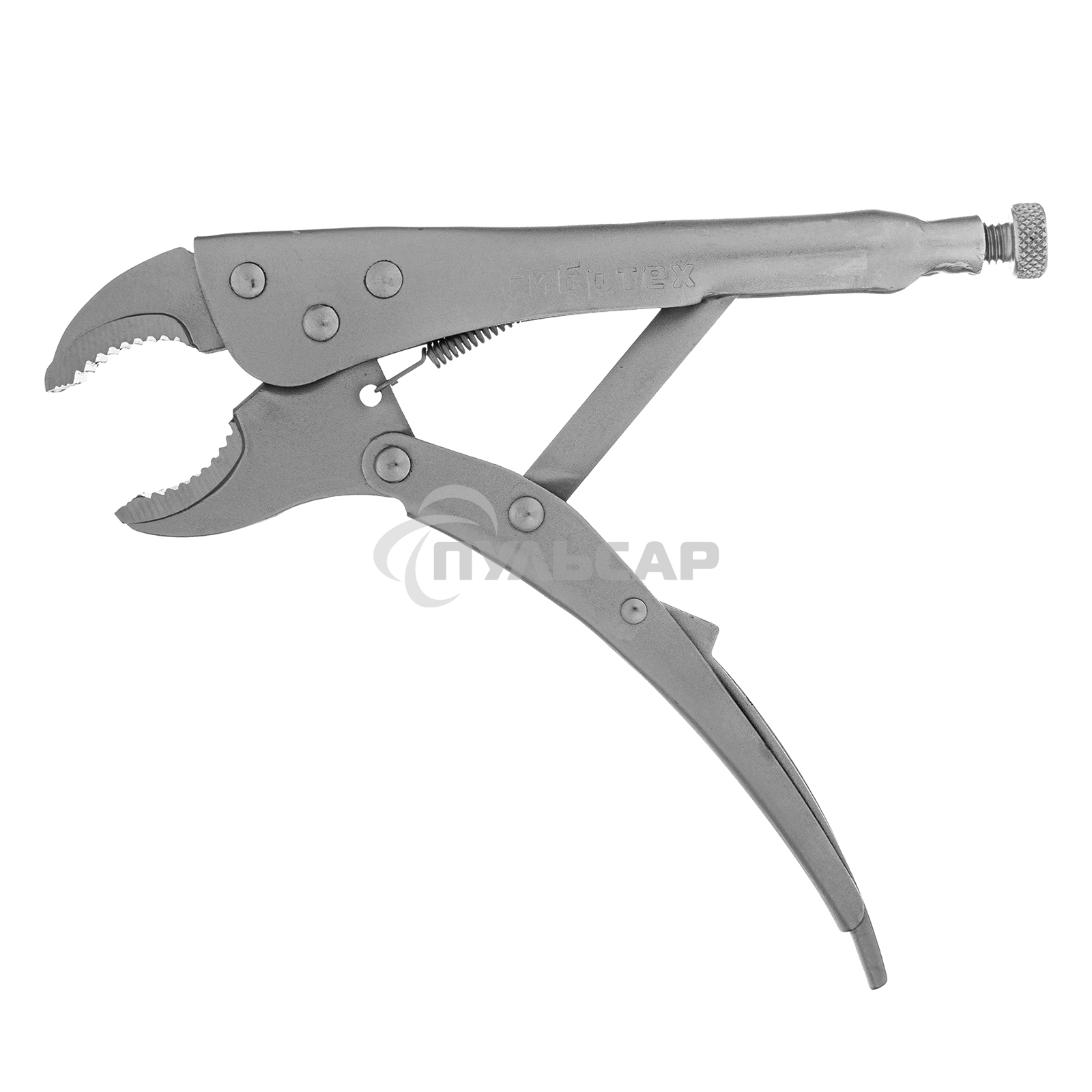 Зажим СИБРТЕХ ручной, полукруглый захват, 220 мм 18422