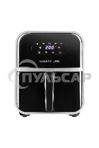 Аэрогриль Galaxy Line GL 2528, черный, электронное управление, с функцией сушки овощей и фруктов, 2000 Вт