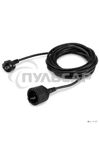 Сетевой удлинитель Buro BU-PS1.10/B 10м (1 розетка) черный (пакет ПЭ)