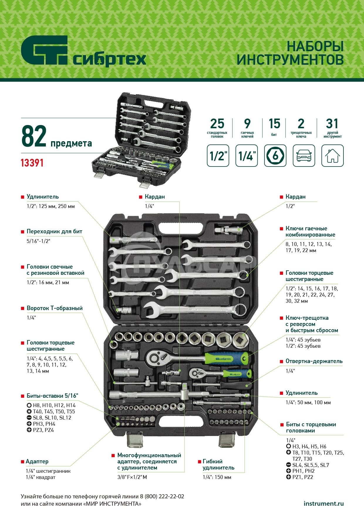 Набор инструментов, 1/2