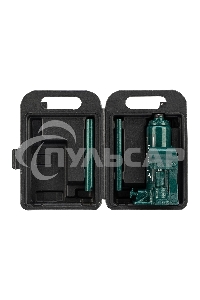 Домкрат гидравлический Сибртех бутылочный, 3т, 180-320мм, в пласт. кейсе