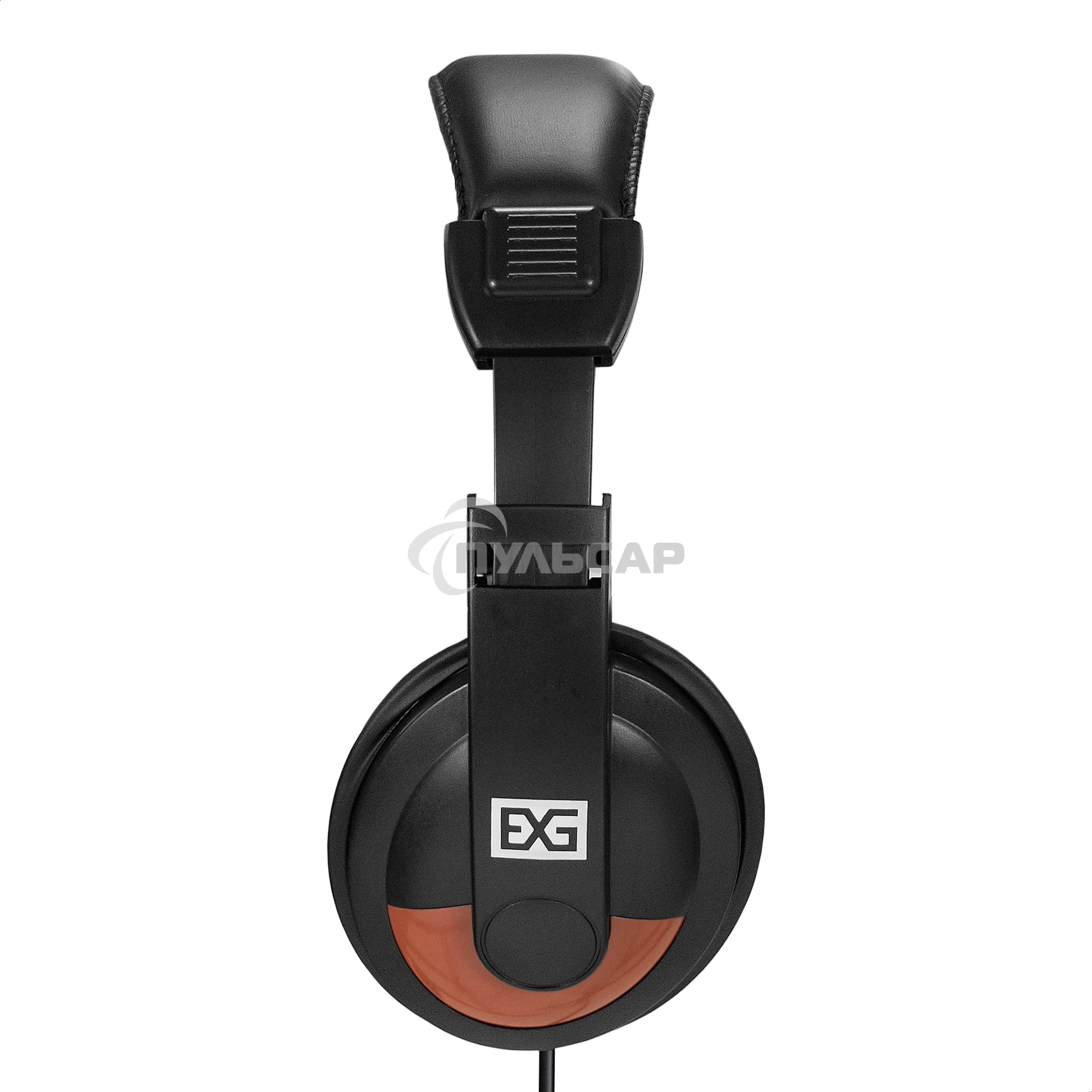 Полноразмерные наушники с микрофоном (гарнитура) ExeGate Office HS-130S (2x3.5мм, динамик 40мм, 20-20000Гц, длина кабеля 2.2м, регулировка громкости)