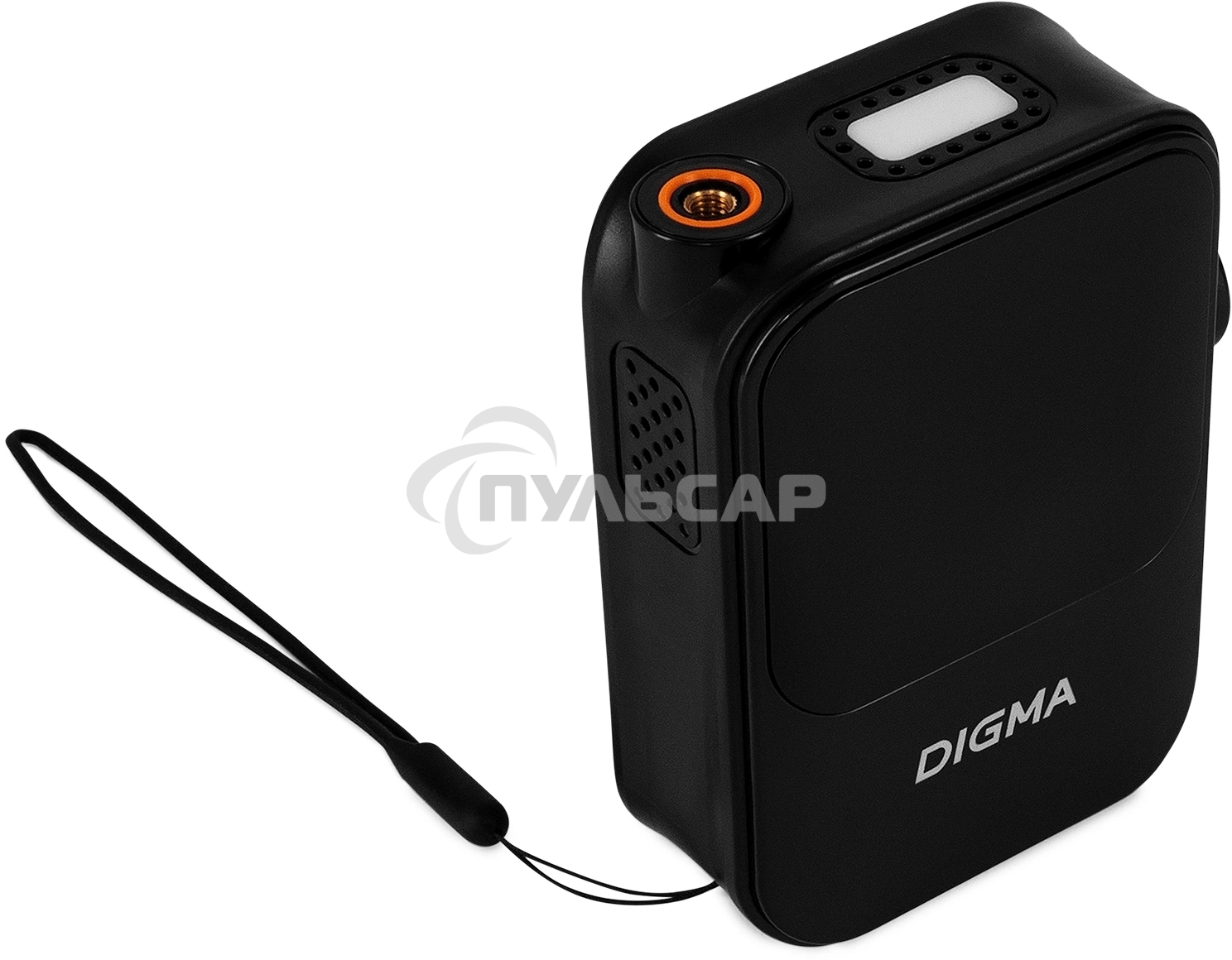 Автомобильный компрессор Digma QBK-120B черный, шланг 0.2м