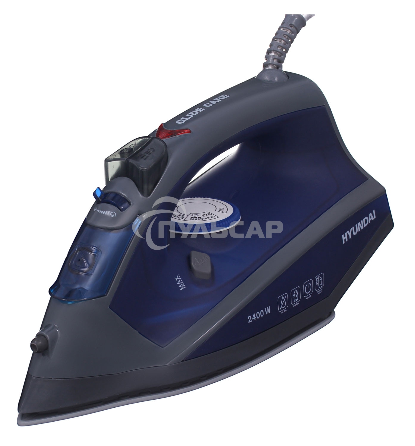 Утюг Hyundai H-SI01789 2400Вт серый/темно-синий