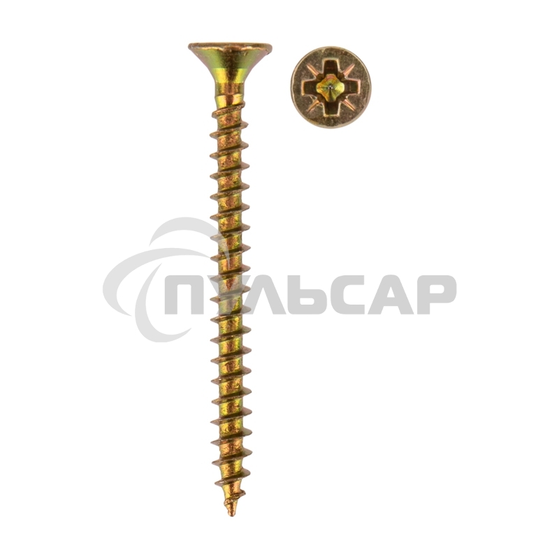 Саморез универсальный KRANZ 3.5х40, желтый цинк, упаковка поставщика ( 12 000 шт. )